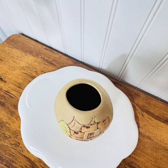 Vintage Janet Haefner Southwestern Pottery 5" Handcrafted Vase Signed 5” - Picture 6 of 10